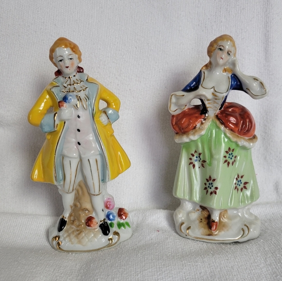 Vintage Accents Vintage Victorian Figurines Made In Occupied Japan